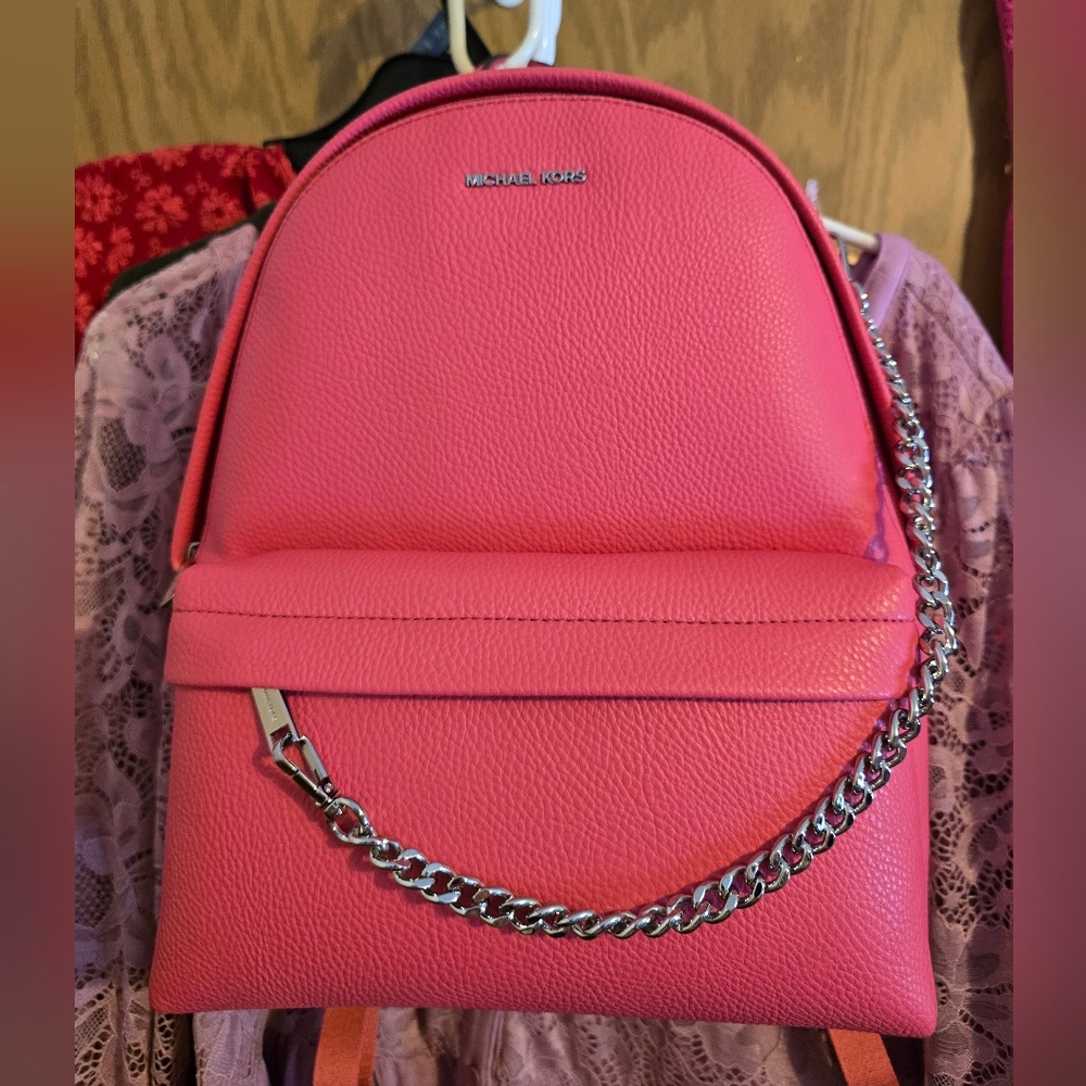 Michael Kors Pink Backpack